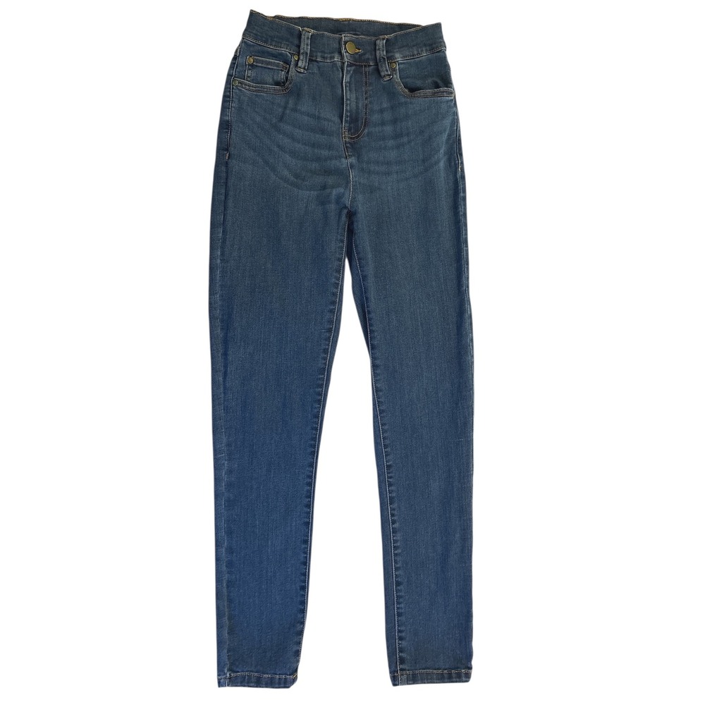 Lolë Women's Ankle Jeans Size 26‎ Blue Denim Skinny Leg Casual Everyday